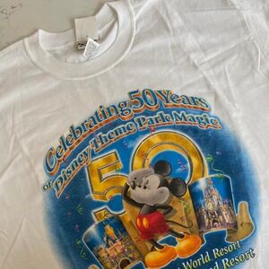 NWT Disney 50th Disneyland celebration tshirt  size L/XL‎